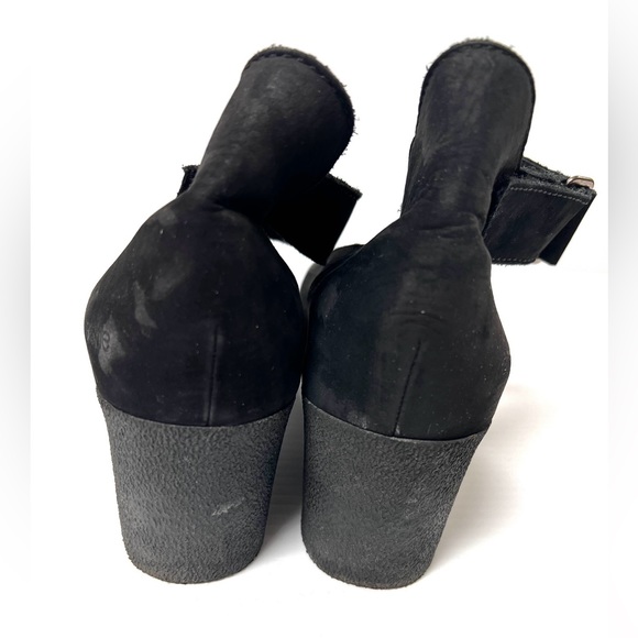 $340 ARCHE France US 8/EU 39 Black Suede Nubuck Mary Jane’s Pumps Shoes - Picture 5 of 13